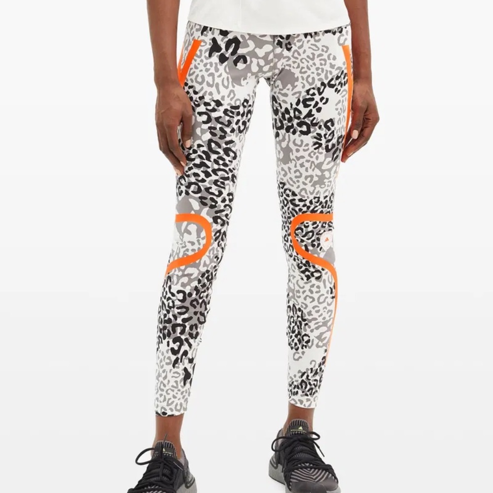 ADIDAS BY STELLA MCCARTNEY TruePace High Rise Leopard -Print Legging Medium